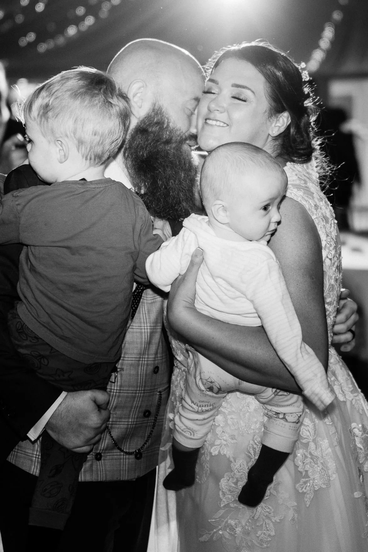 Wedding first dance with kids
